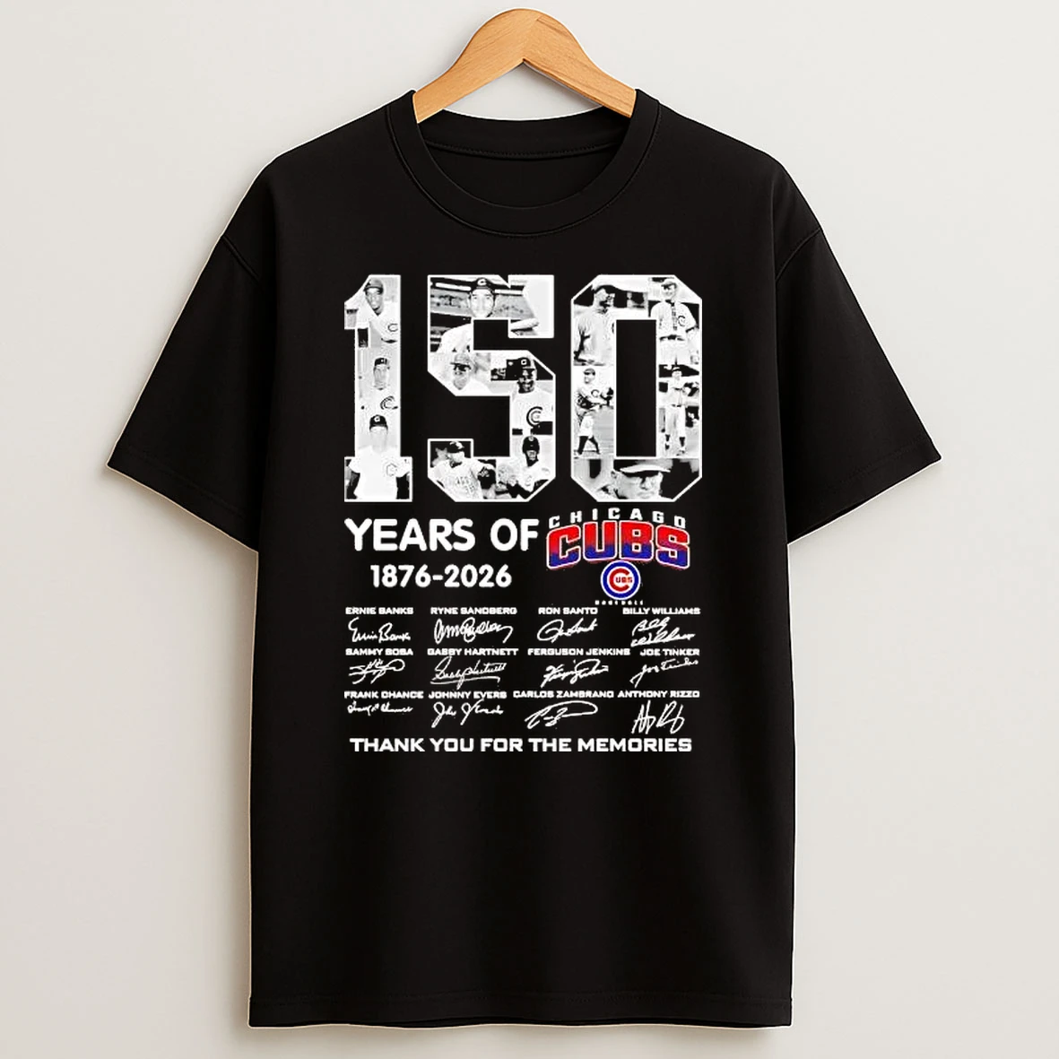 150 Years Of Chicago Cubs 1876 2026 Thank You For The Memories Shirts