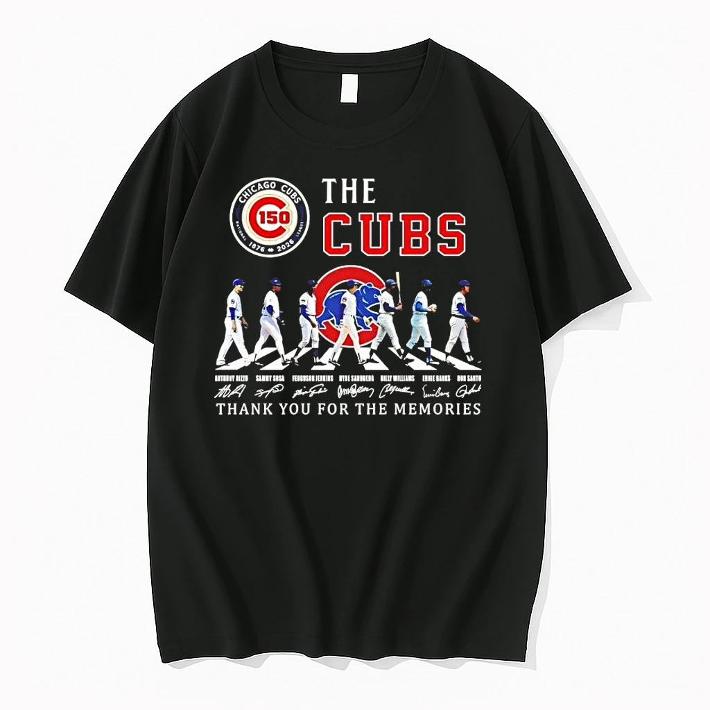 150 Years Of Chicago Cubs Team Players Abbey Road Shirts