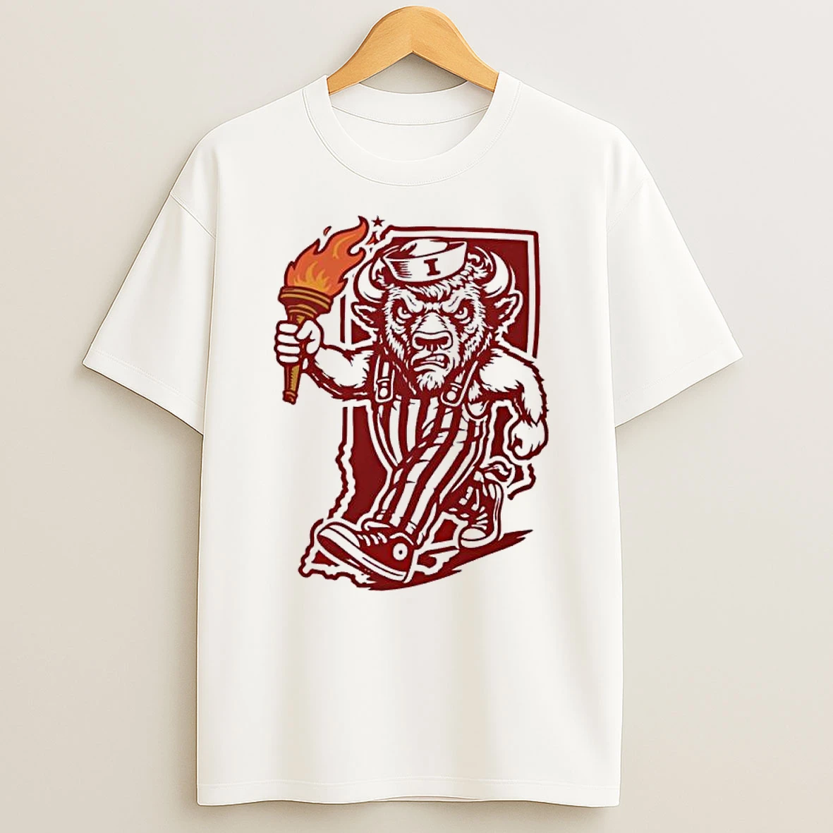 2025 National Champions Indiana Bison Fire Shirts