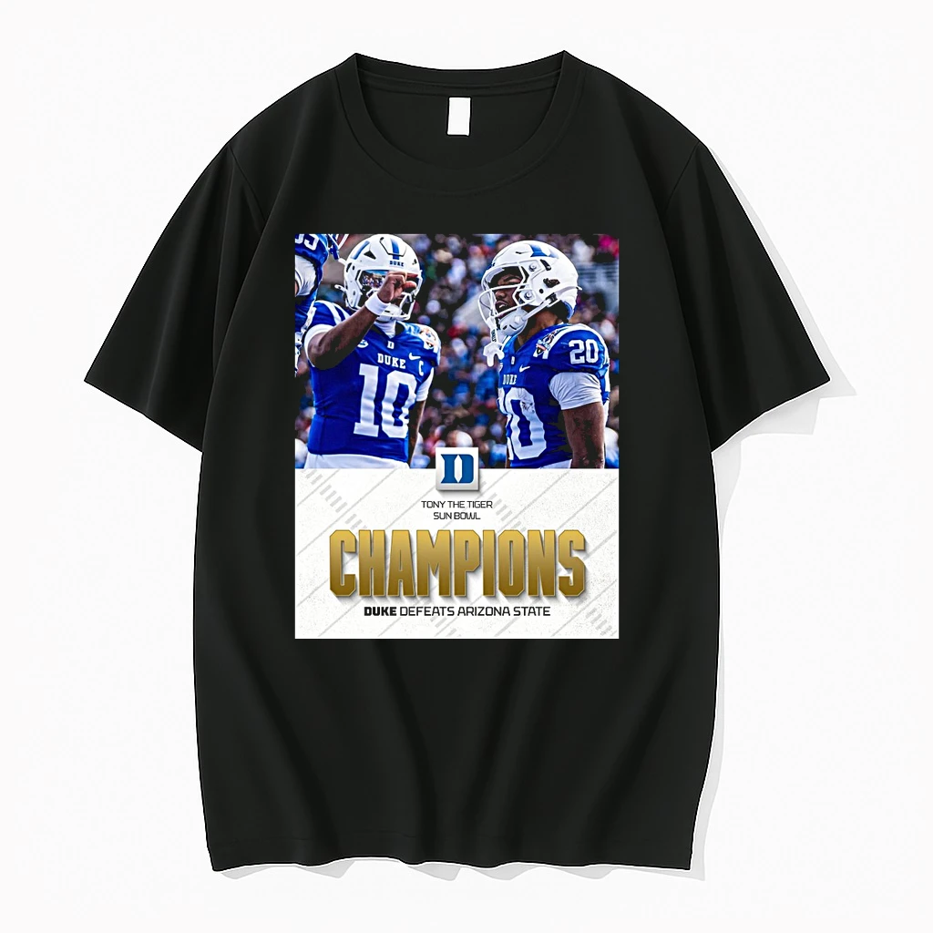 2025 Tony The Tiger Sun Bowl Champions Duke Blue Devils Defeats Arizona State Shirts
