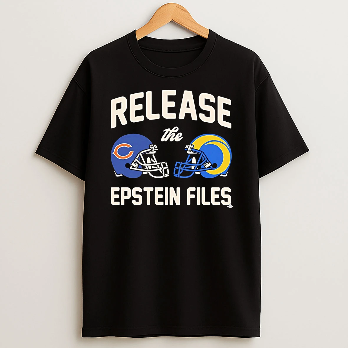 2026 Chicago Bears Vs Los Angeles Rams Release The Epstein Files Shirts