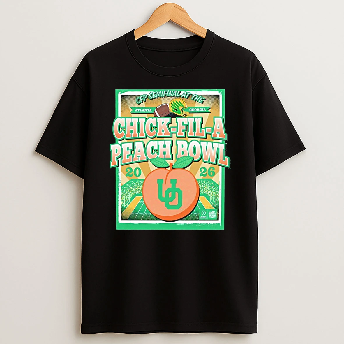 2026 Chick Fil A Peach Bowl Cfp Semifinal At The Oregon Ducks Vintage Shirts