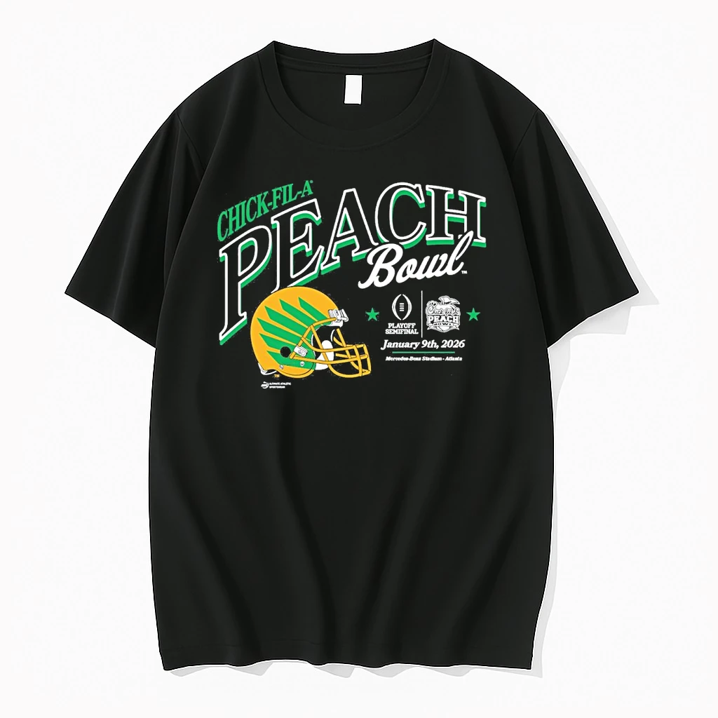 2026 Chick Fil A Peach Bowl Oregon Ducks January 9th Mercedes Benz Stadium Atlanta Shirts