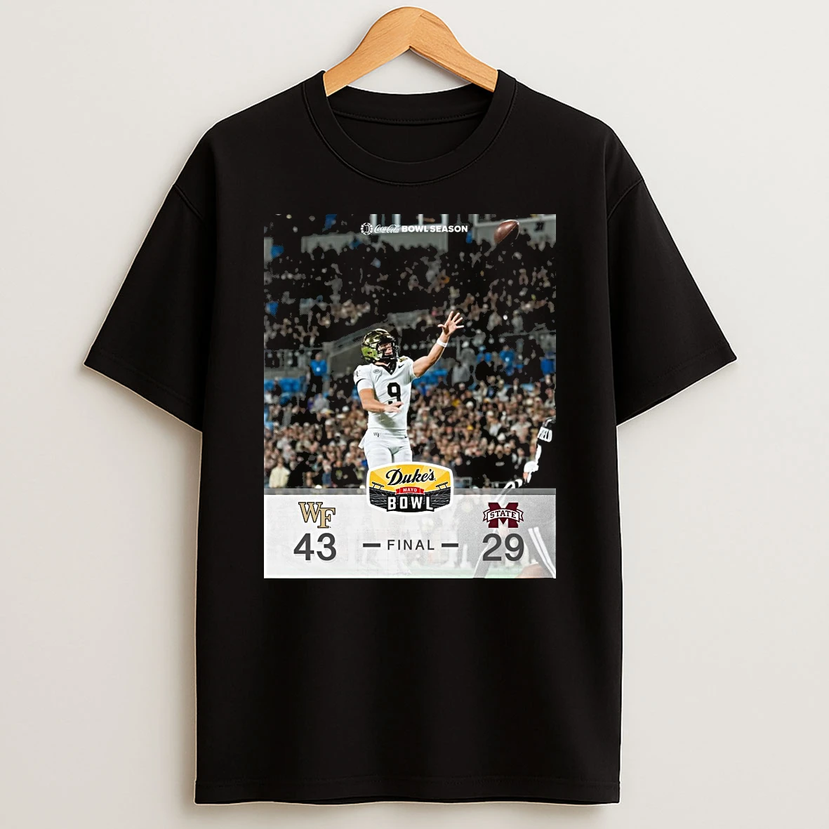 2026 Dukes Mayo Bowl Wake Forest Defeats Mississippi State Final Score 43 29 Shirts