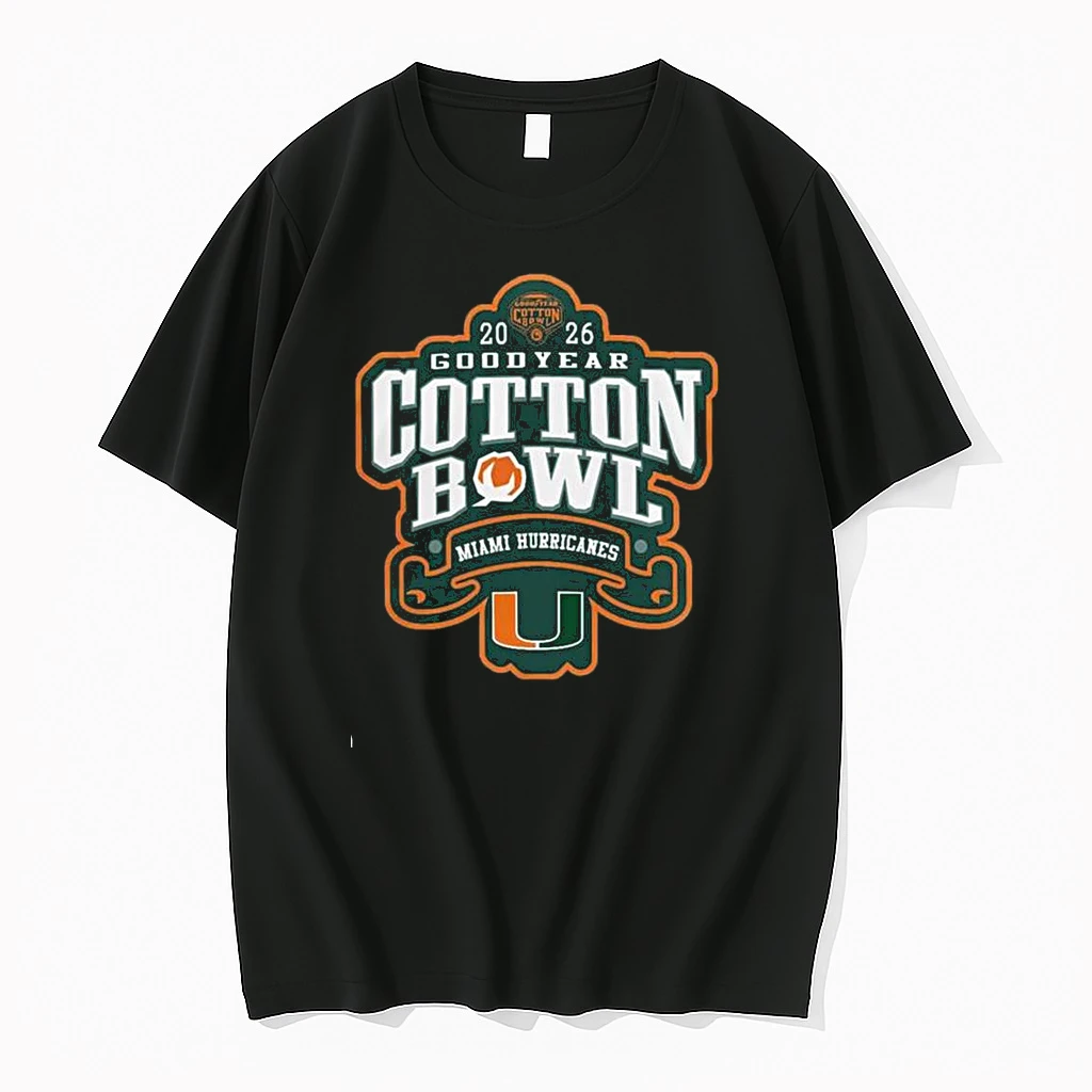 2026 Goodyear Cotton Bowl Classic Miami Hurricanes Shirts