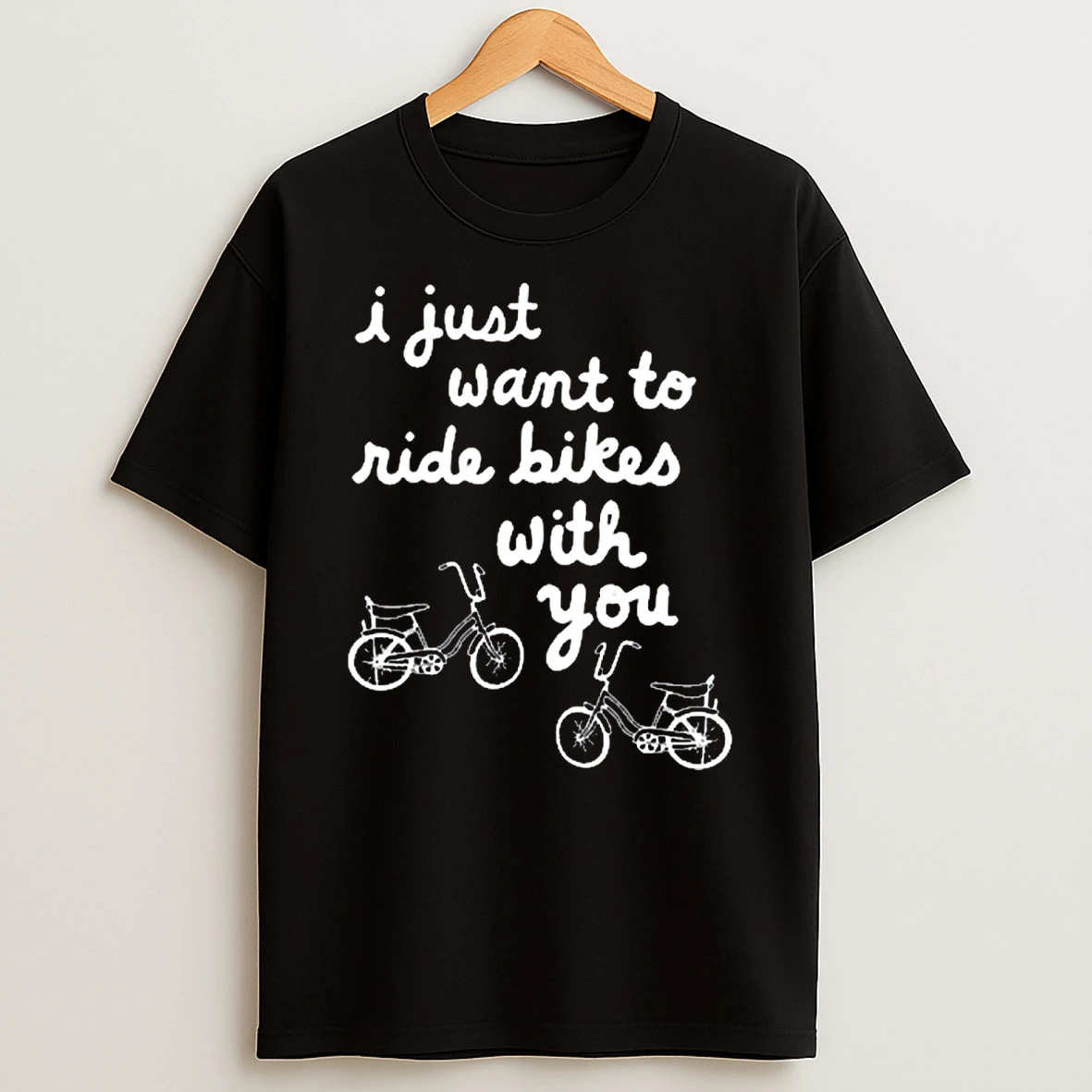 2026 Iget Pranky I Just Want To Ride Bikes With You Shirts