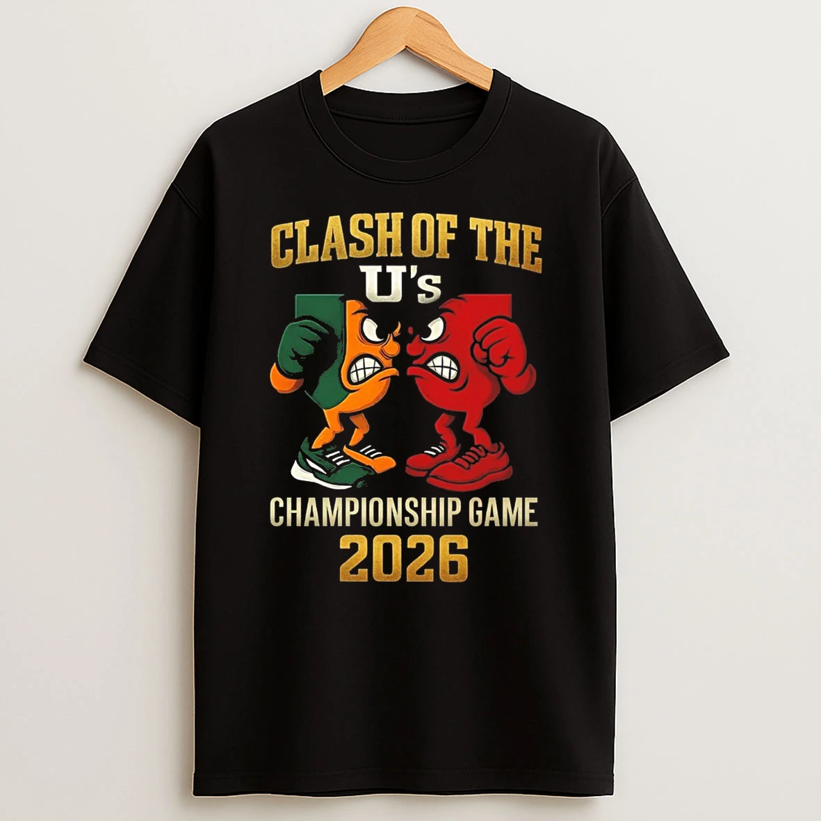 2026 National Championship Game Miami Vs Indiana Clash Of The Us Shirts