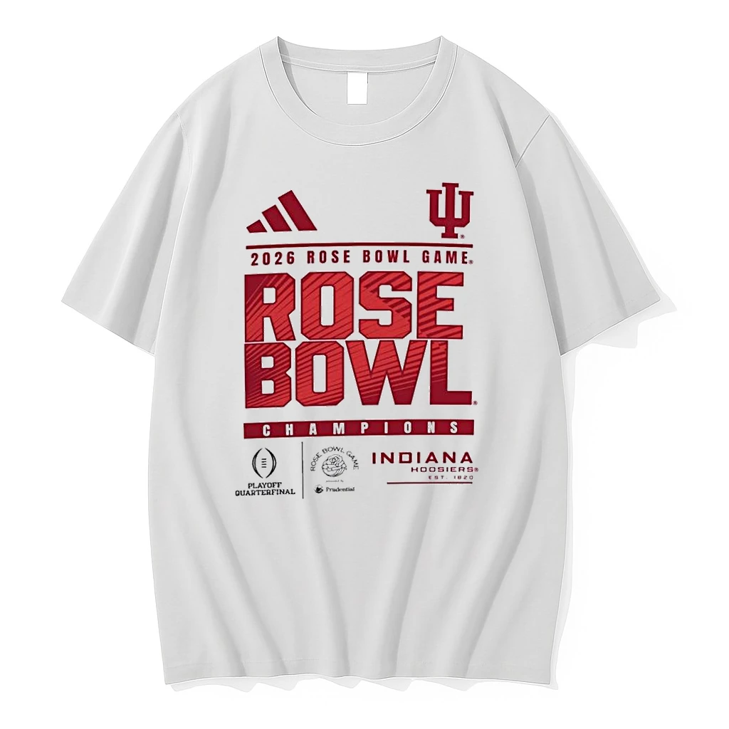 2026 Rose Bowl Game Champions Indiana Hoosiers Playoff Quarterfinal Shirts