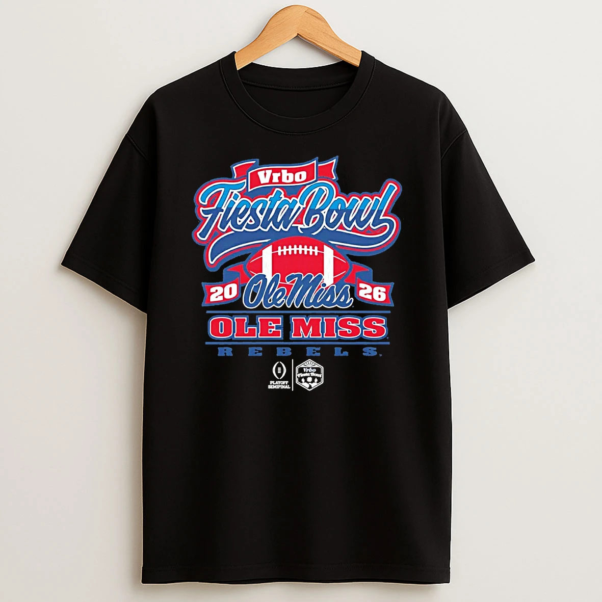 2026 Vrbo Fiesta Bowl Ole Miss Rebels Cfp Semifinal Scripted Shirts