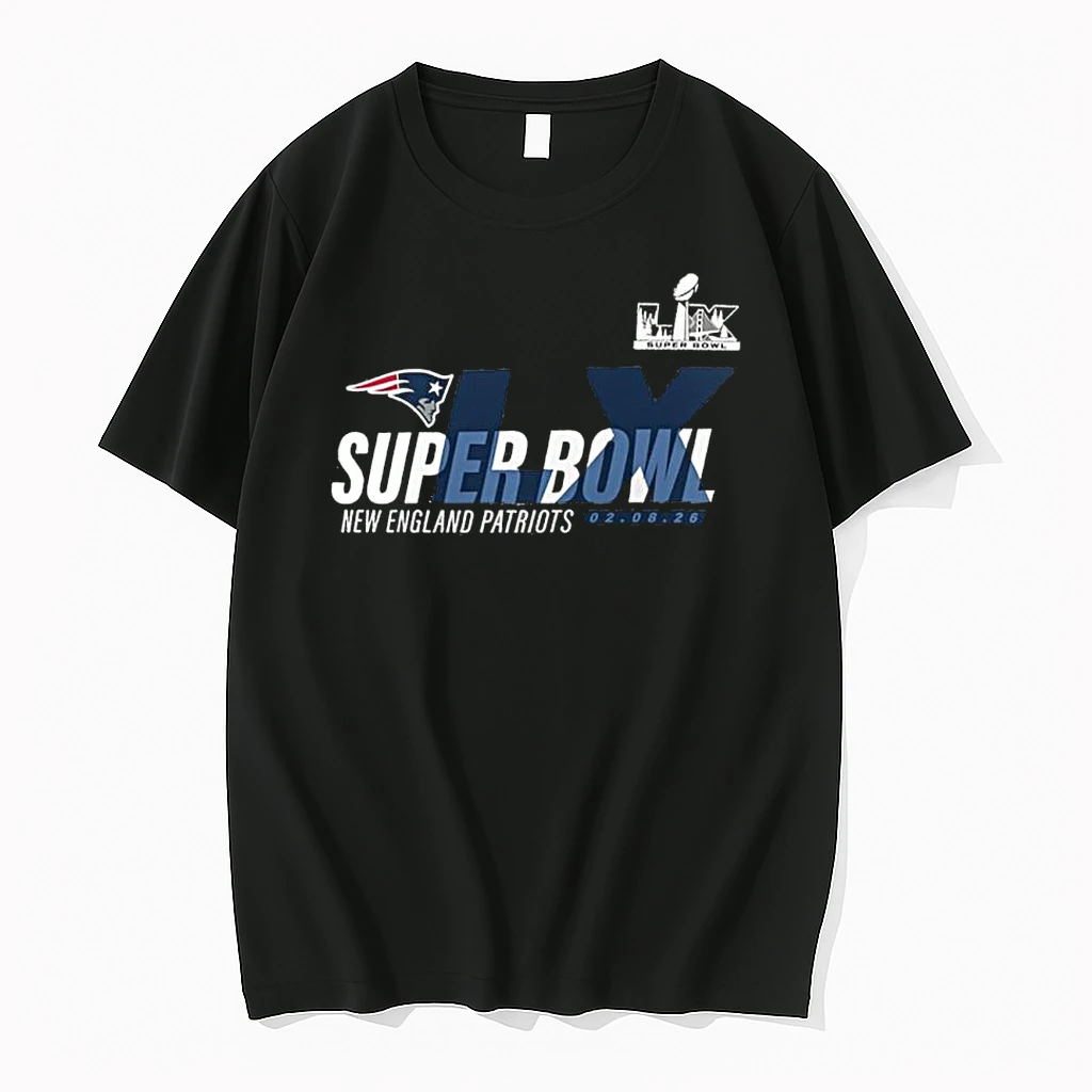 2sbbghxc New England Patriots Super Bowl Lx Made It Shirts