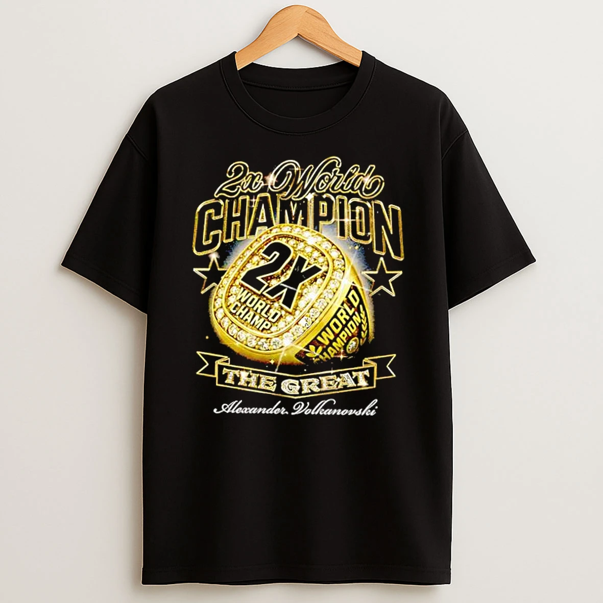 2x World Champion 2x World Champ The Great Alexander Volkanovski Diamond Ring Shirts