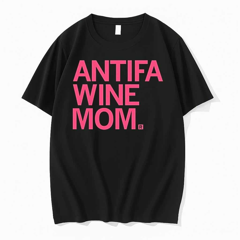 Antifa Wine Mom Shirts