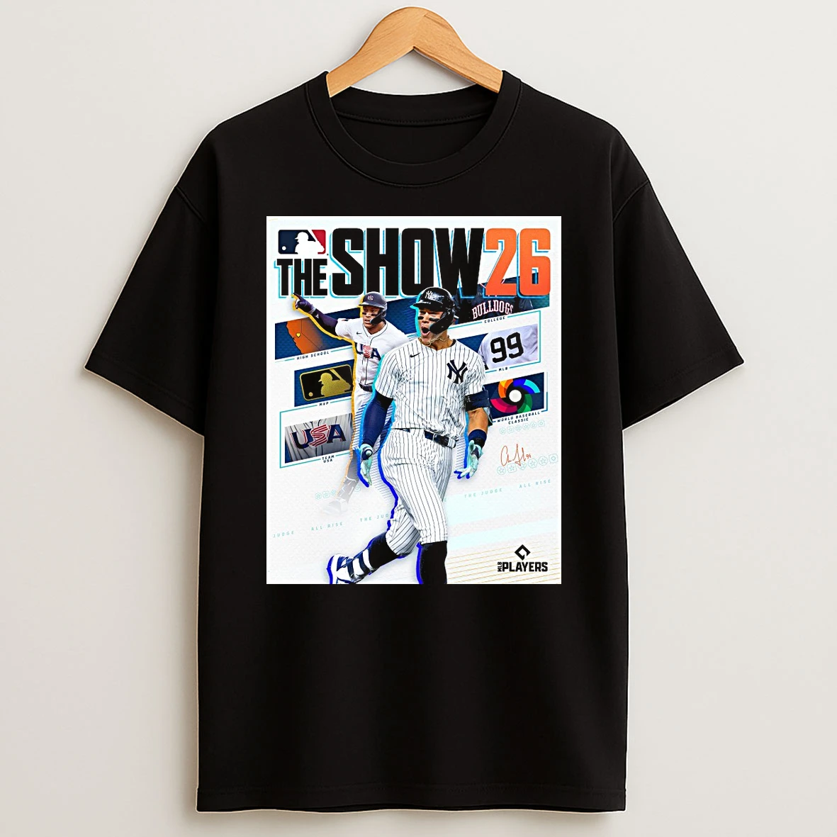 Aaron Judge New York Yankees Mlb The Show 2026 Signature Shirts