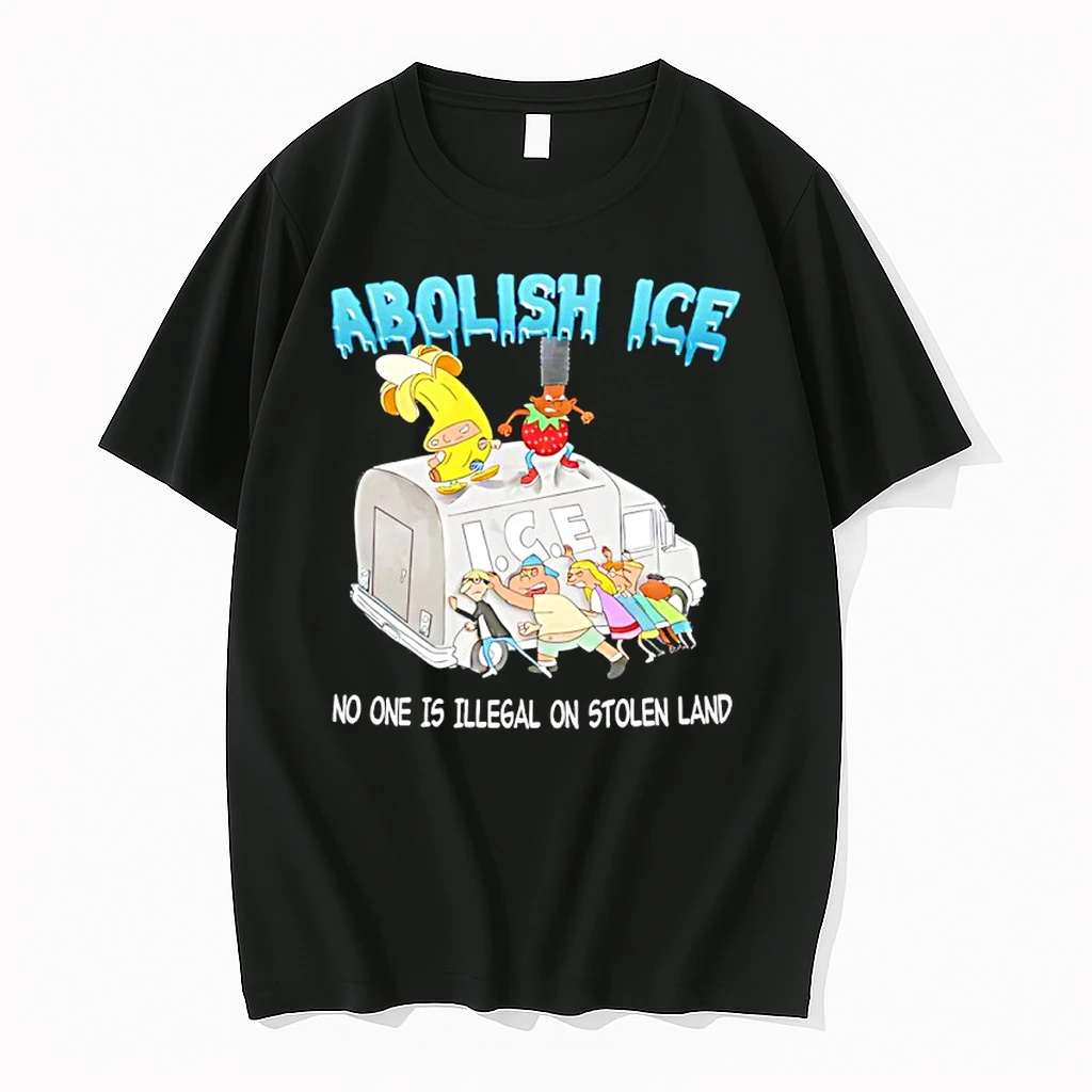 Abolish Ice No One Is Illegal On Stolen Land Shirts