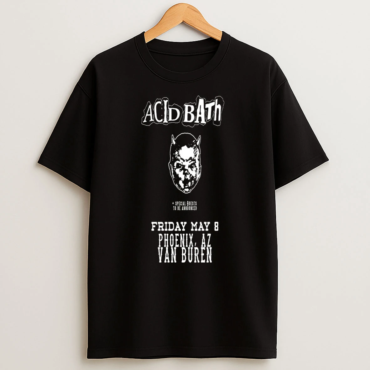 Acid Bath Phoenix Az May 8 2026 Tour Shirts