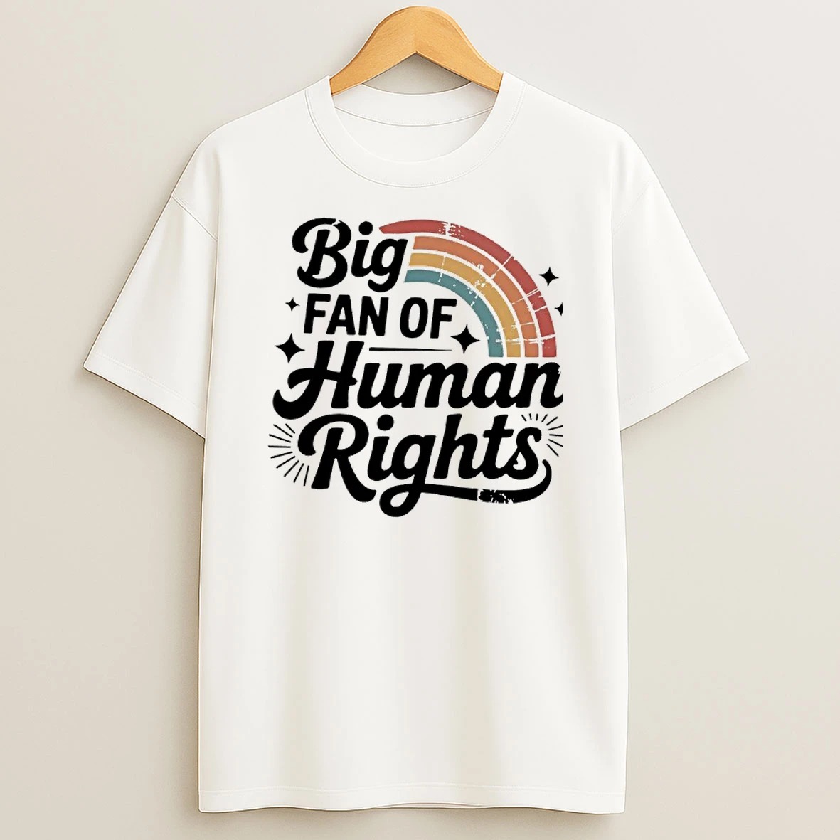 Aesthetic Big Fan Of Human Rights Shirts