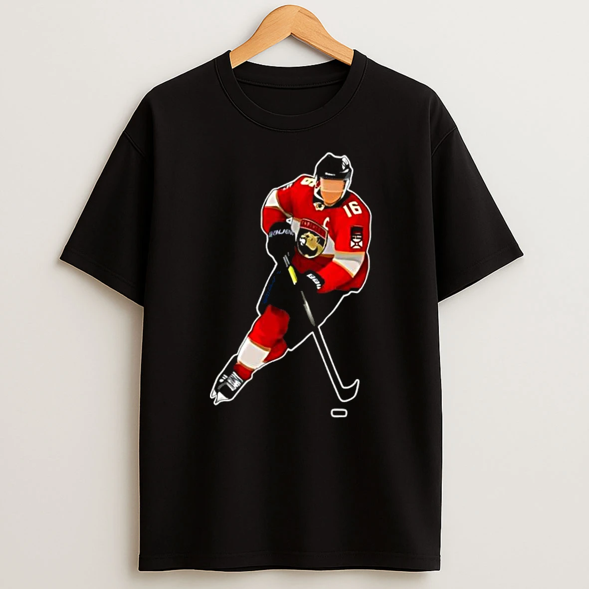 Alek Barkov 16 Skates Hockey Player Shirts