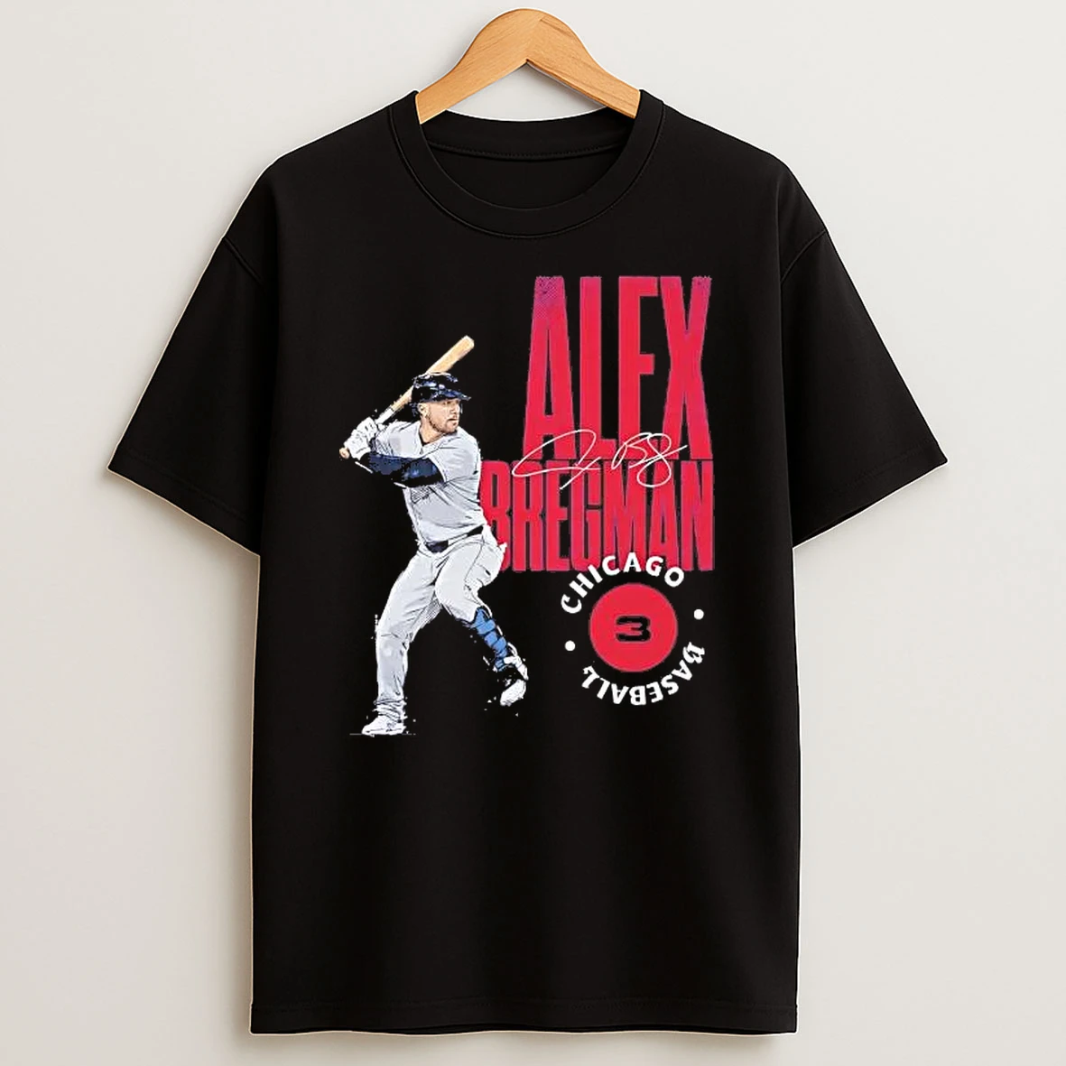 Alex Bregman Batting Stamp Chicago Cubs Signature Shirts