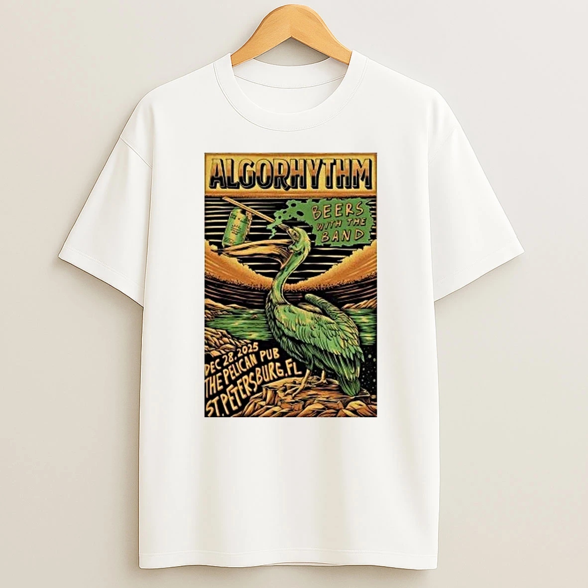 Algorhythm At The Pelican Pub In St Petersburg Fl On Dec 28 2025 Shirts