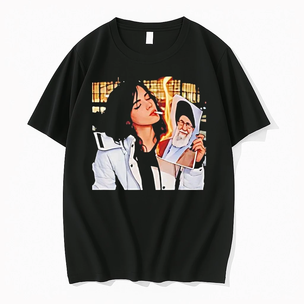 Ali Khamenei In Ashes Cigarette Of Rebellion Iran Revolution Shirts