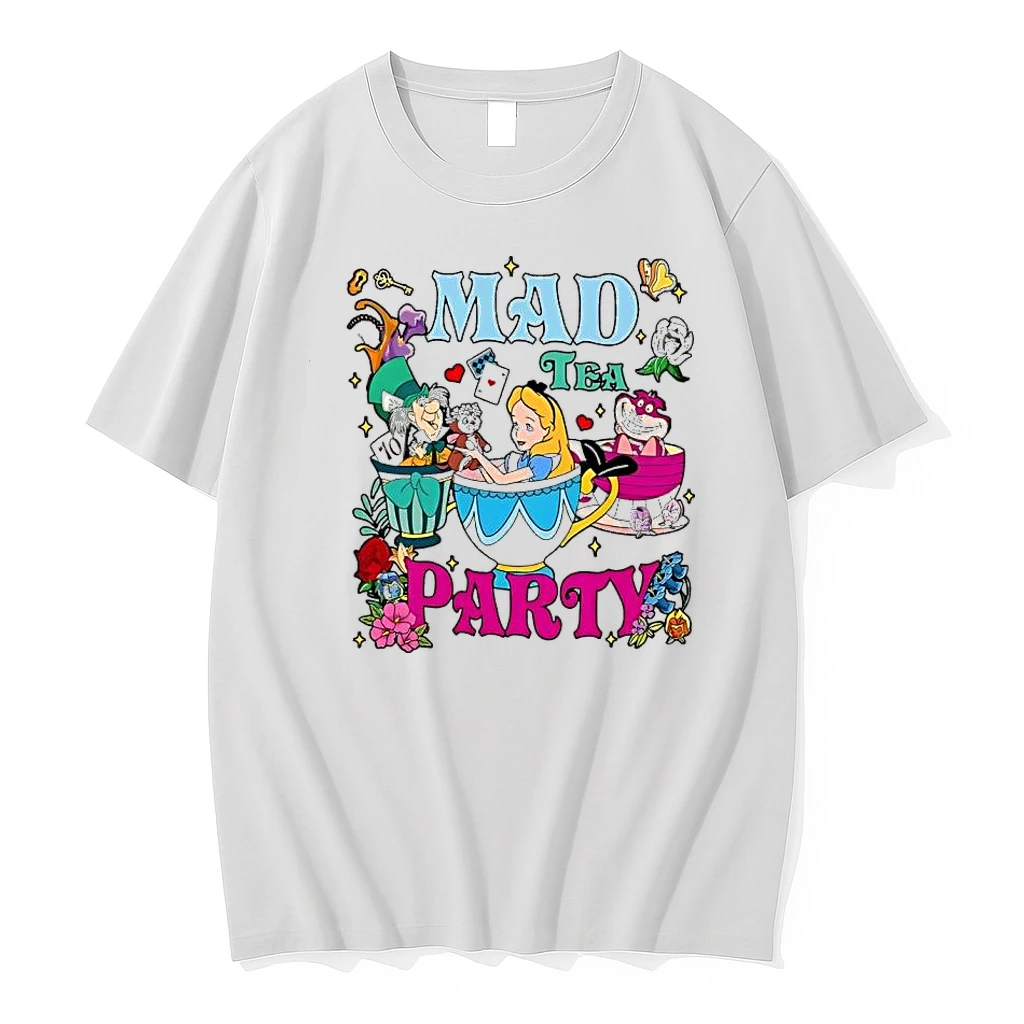 Alice In Wonderland Mad Tea Party Cartoon Shirts