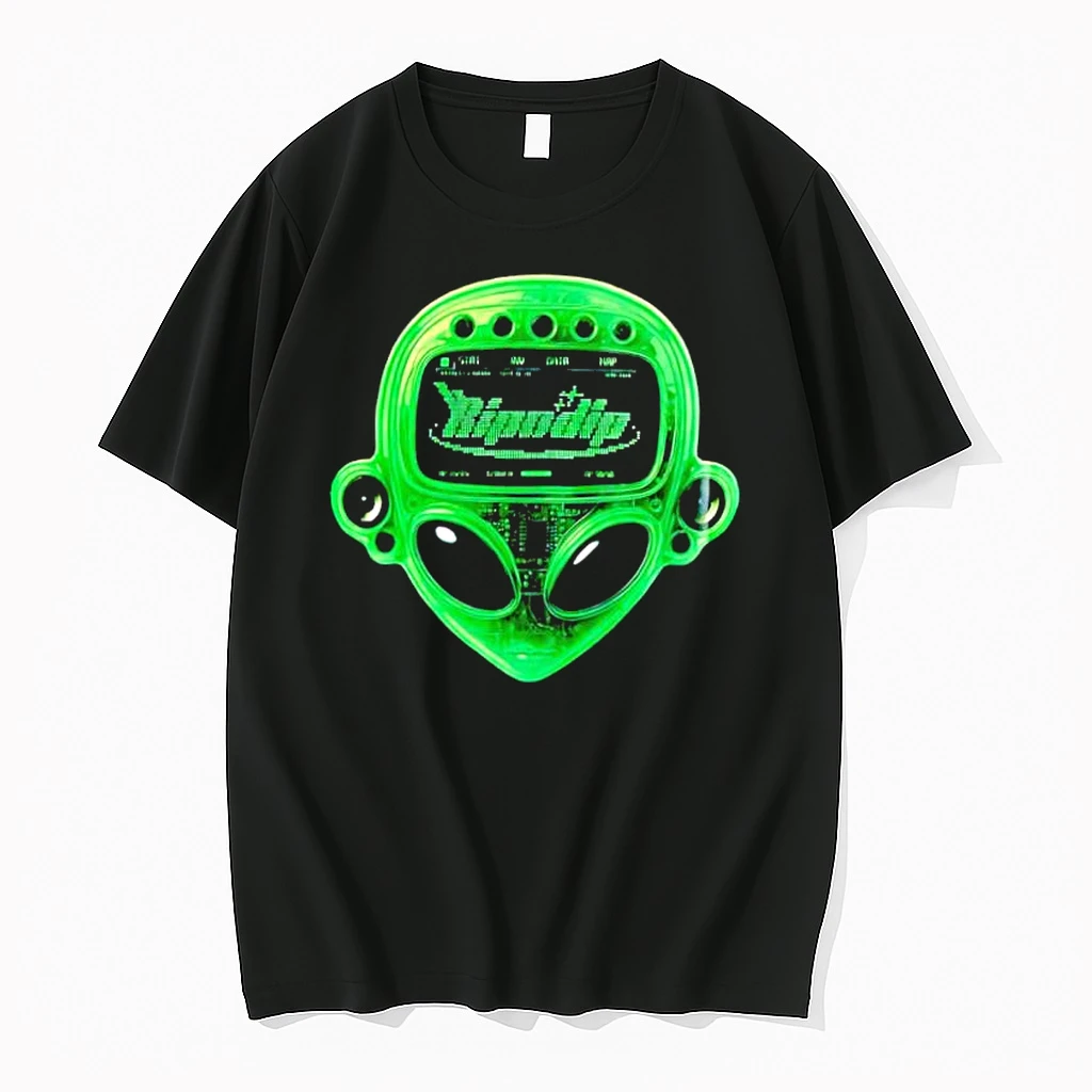 Alien Hp Level Ap Green Transparent Device Graphic Shirts