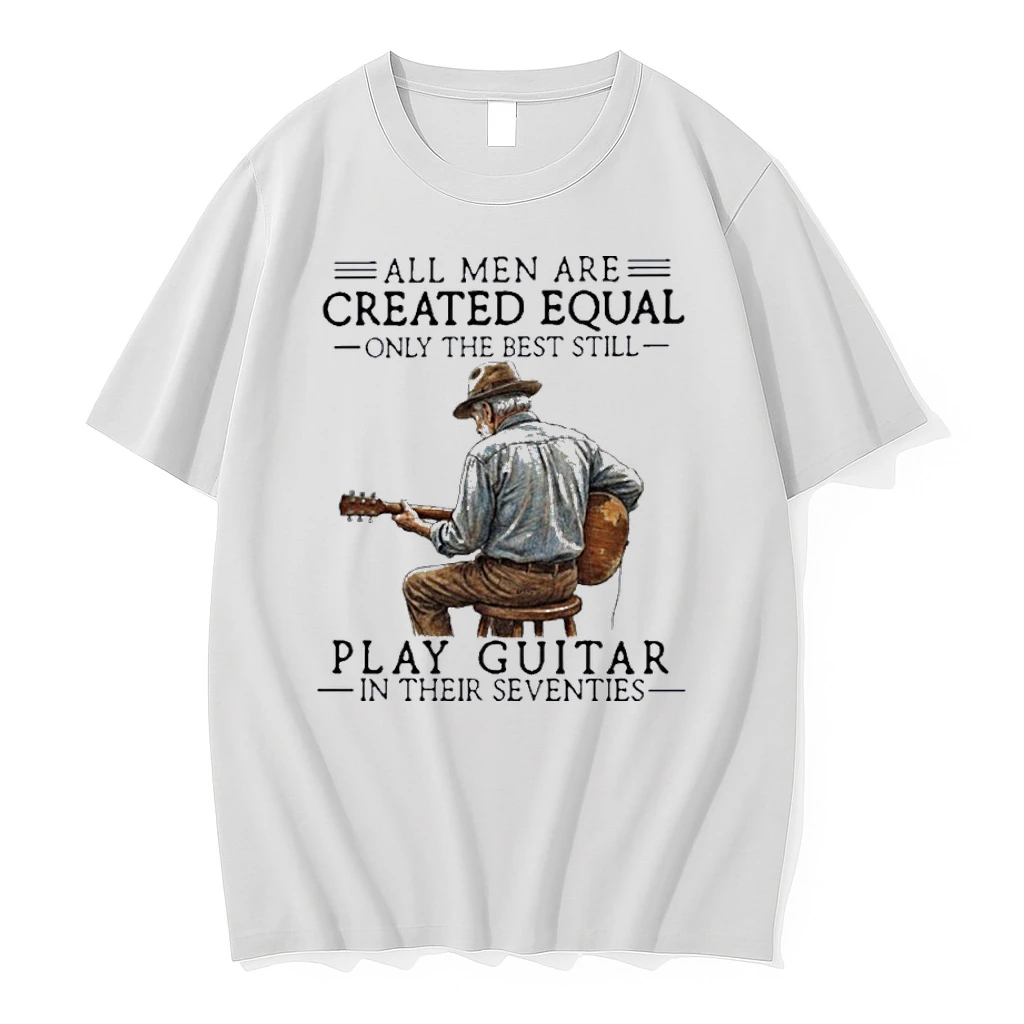 All Men Are Created Equal Only The Best Still Play Acoustic In Their Seventies Shirts
