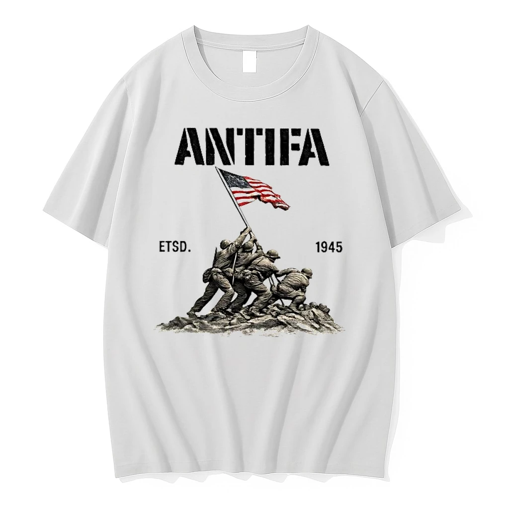 American Flag Veterans Antifa Estd 1945 Shirts