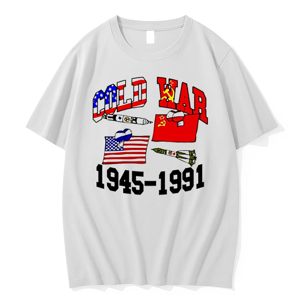 American Vs China Flag Cold War 1945 1991 Shirts