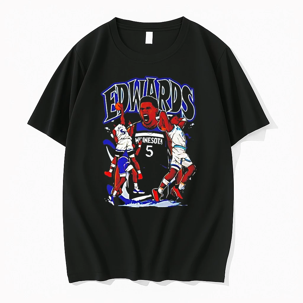 Anthony Edwards Minnesota Timberwolves Anime Style Shirts