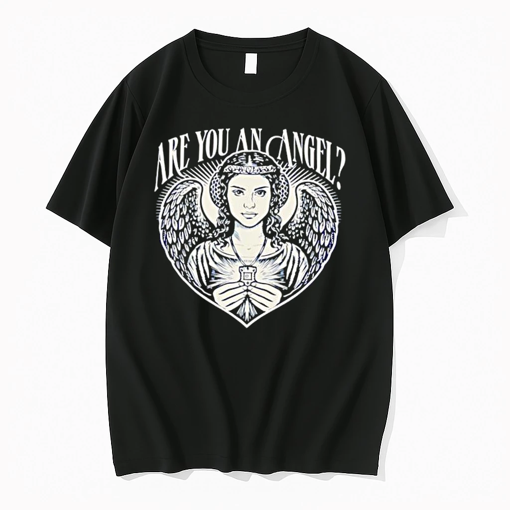 Are You An Angel Portrait Female Wings Holding Pendant Star Wars Shirts