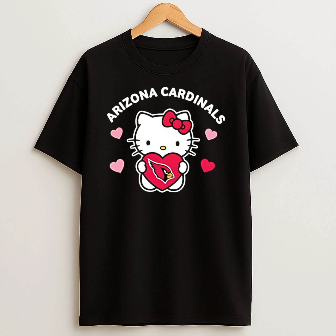 Arizona Cardinals Hello Kitty Valentine Cute 2026 Shirts
