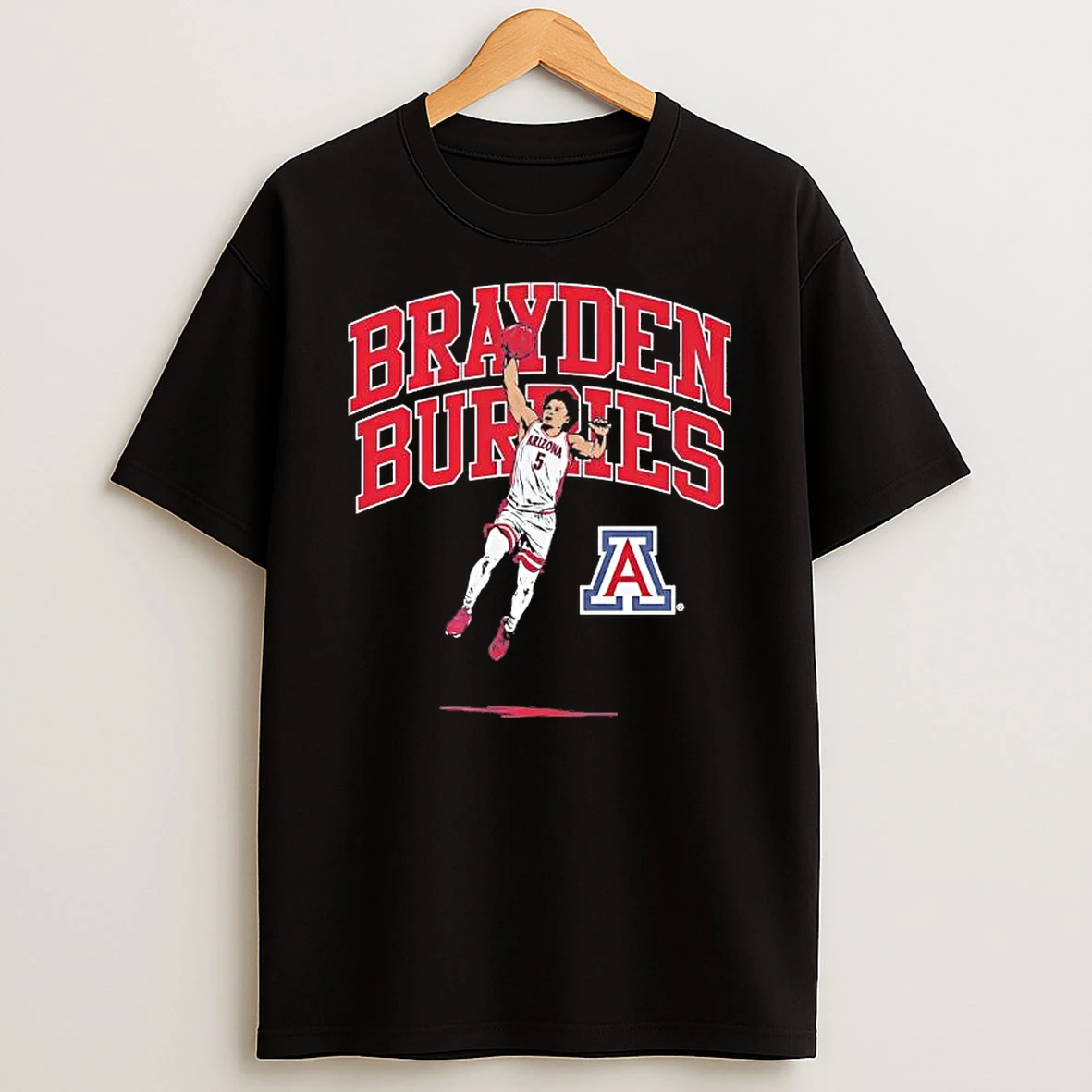 Arizona Basketball Air Brayden Burries Catch Shirts