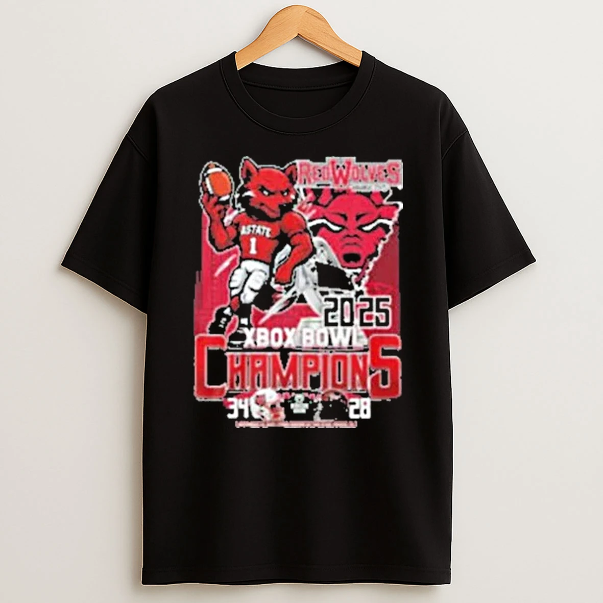 Arkansas State Red Wolves 2025 Xbox Bowl Champions Shirts