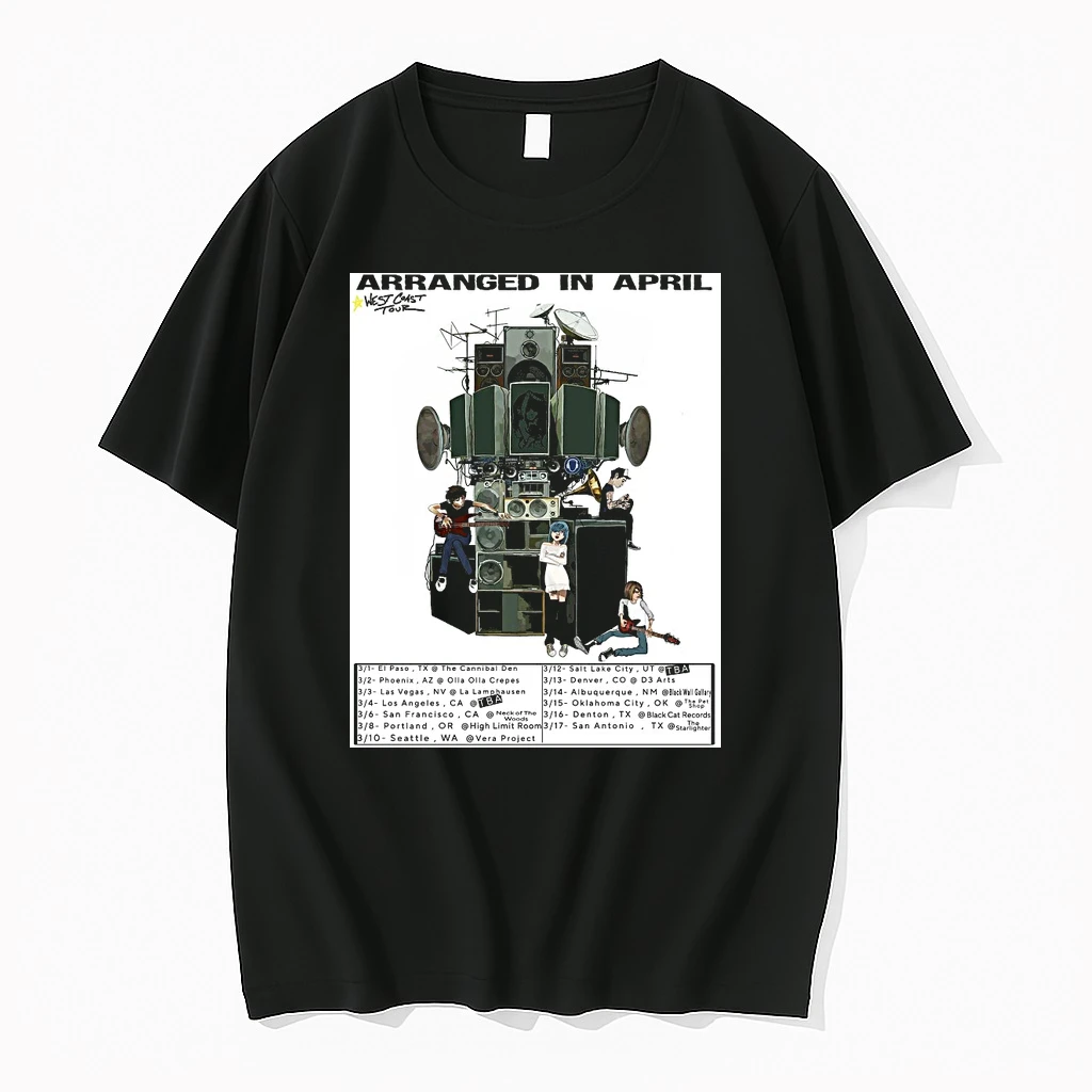 Arranged In April West Coast Tour 2026 March 01 17 Shirts