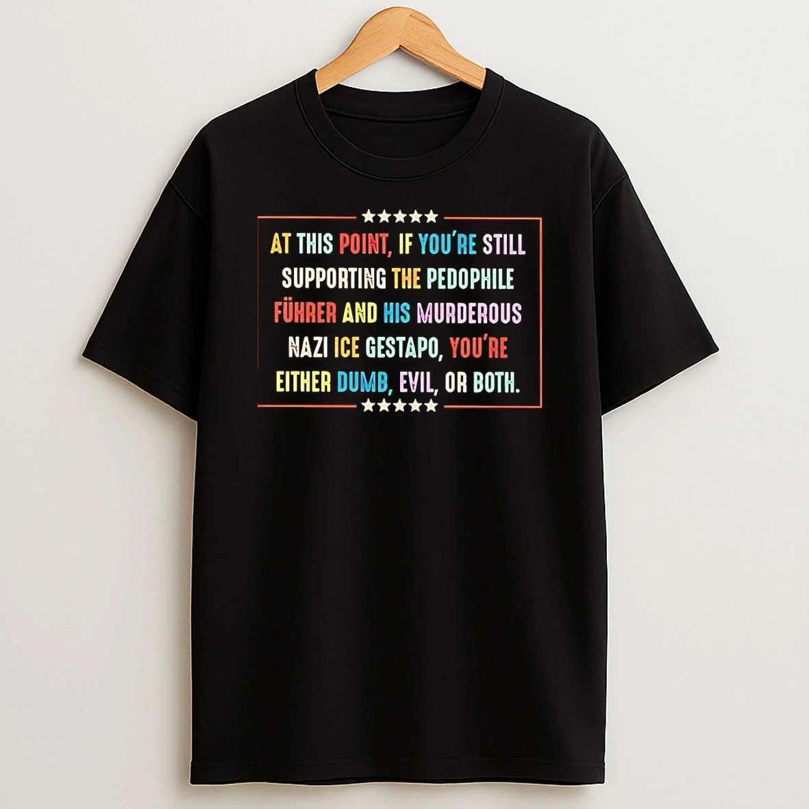 At This Point If Youre Still Supporting The Pedophile Fuhrer And His Murderous Nazi Ice Gestapo Shirts