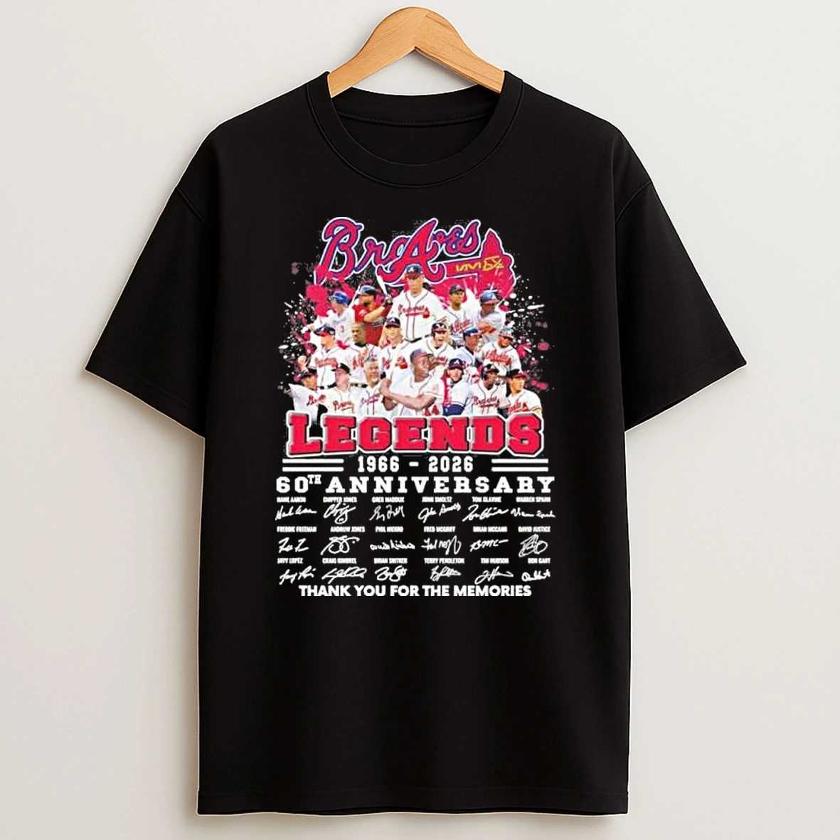 Atlanta Braves Legends Team 125th Anniversary 1901 2026 Shirts