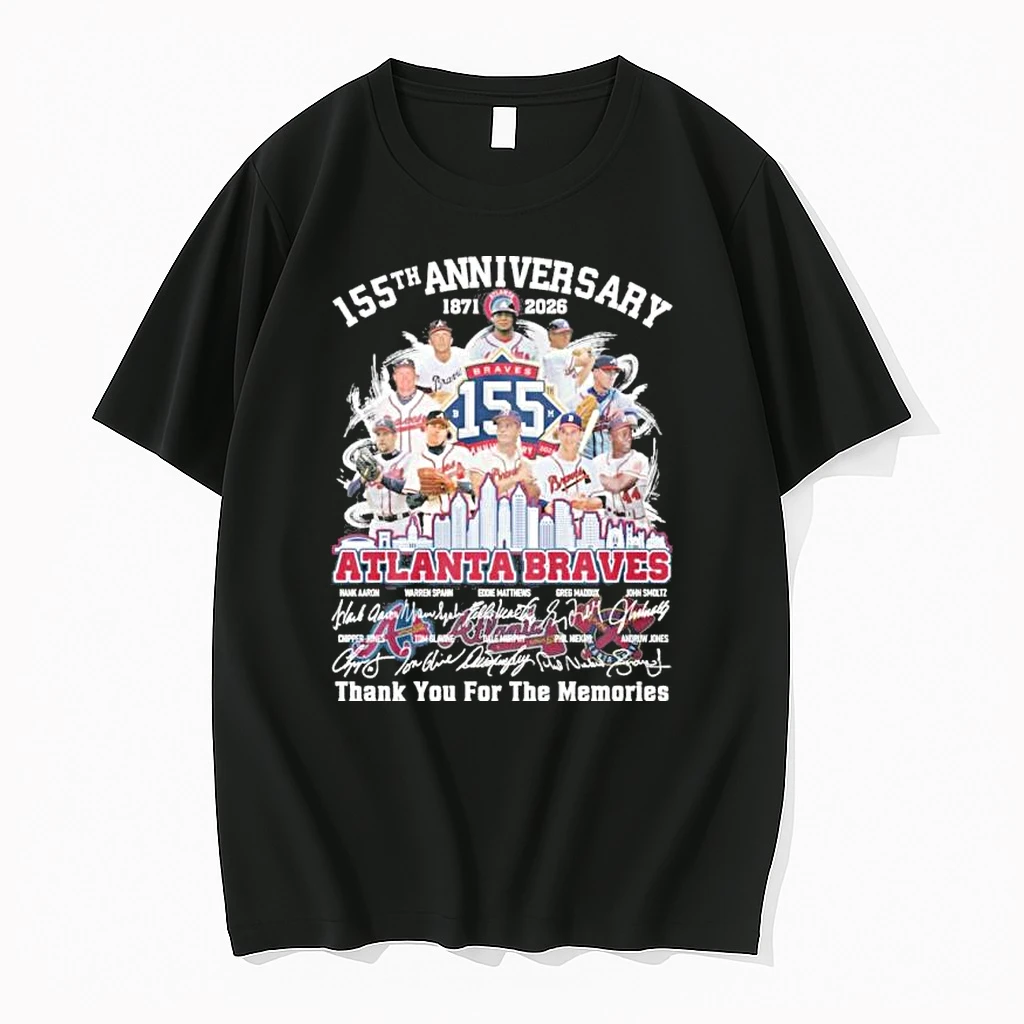 Atlanta Braves Team 155th Anniversary 1871 2026 Shirts