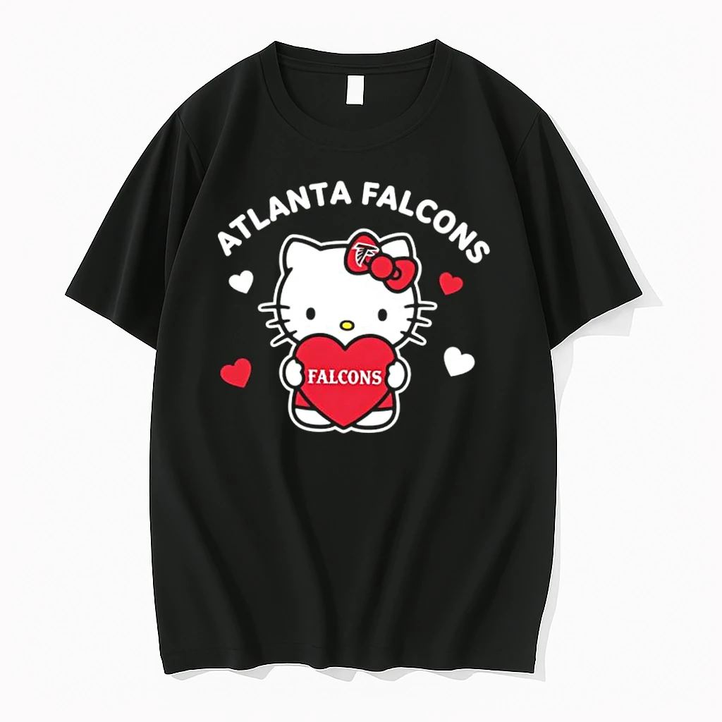 Atlanta Falcons Hello Kitty Valentine Cute 2026 Shirts