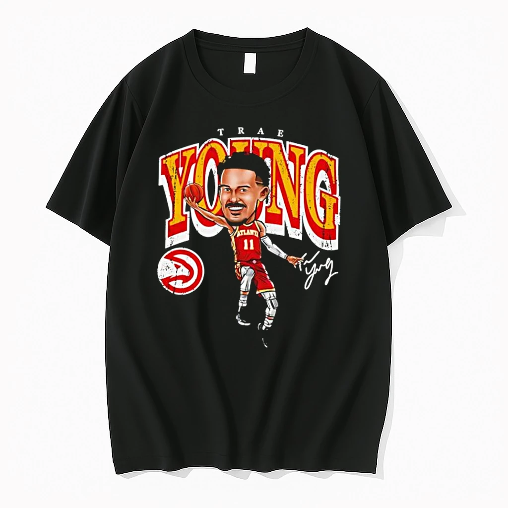 Atlanta Hawks All Star Trae Young Cartoon Shirts