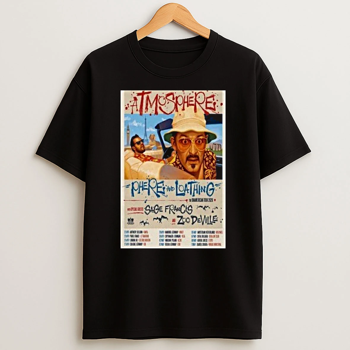 Atmosphere Tour Apr May Europe 2026 Shirts