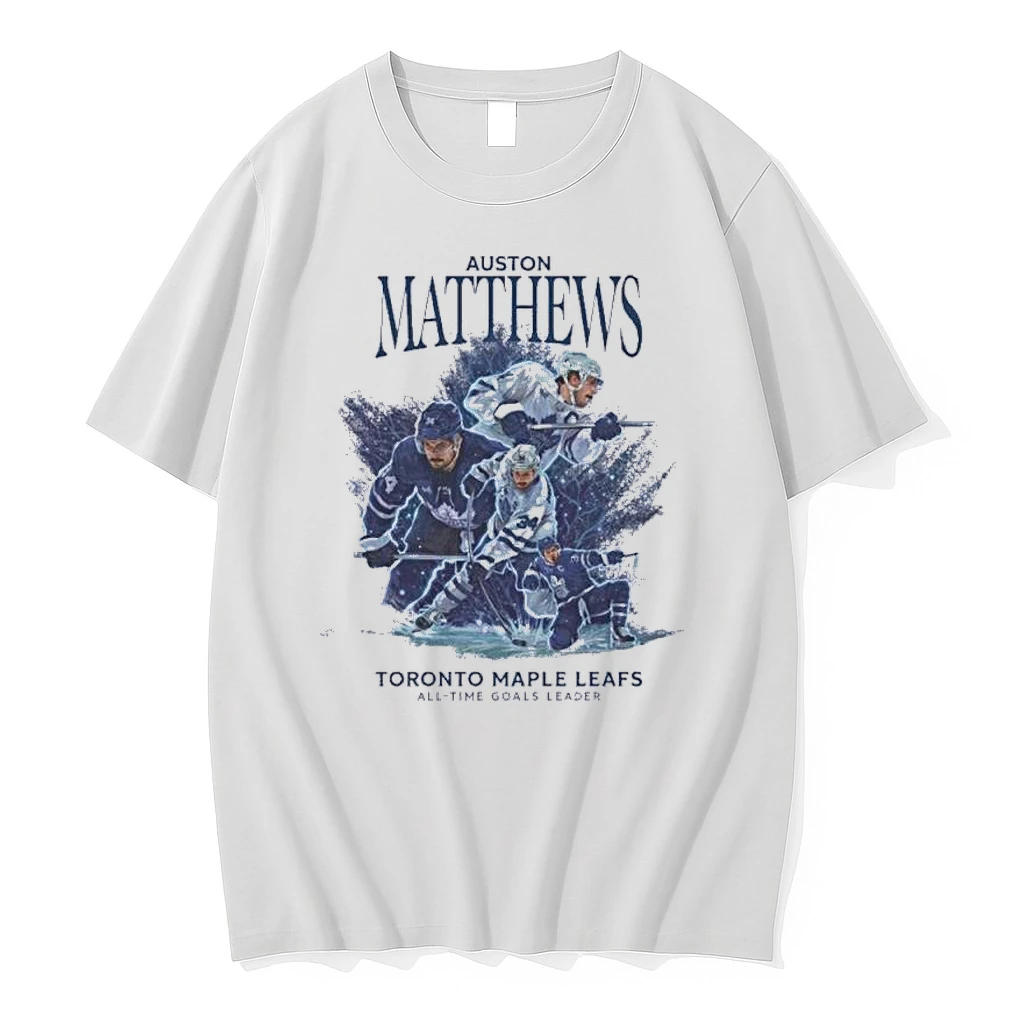 Auston Matthews Toronto Maple Leafs All Time Goals Leader Shirts