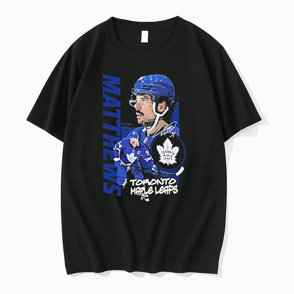 Auston Matthews Toronto Maple Leafs Vintage Playmaker Shirts