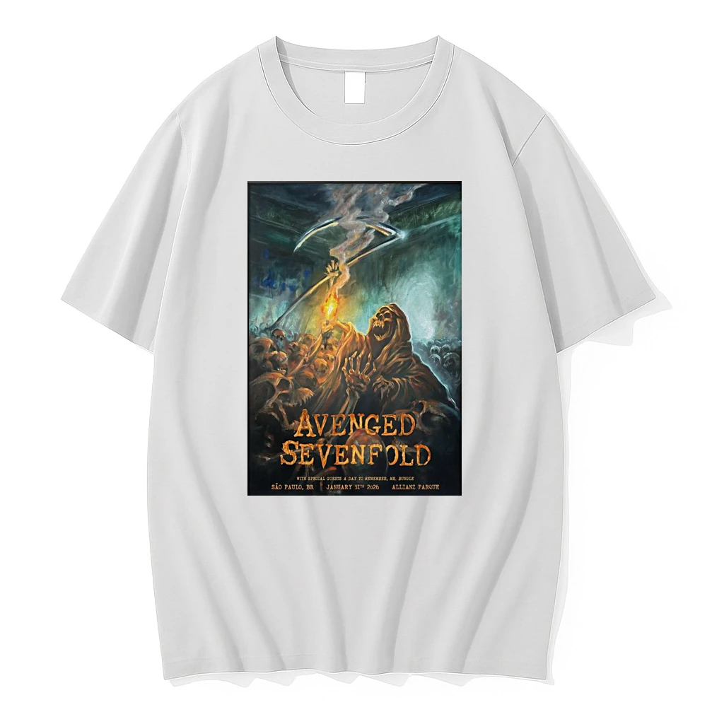 Avenged Sevenfold January 31 2026 Sao Paulo Brazil Shirts