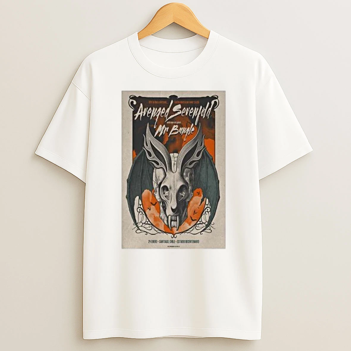 Avenged Sevenfold Santiago Jan 24 2026 Shirts