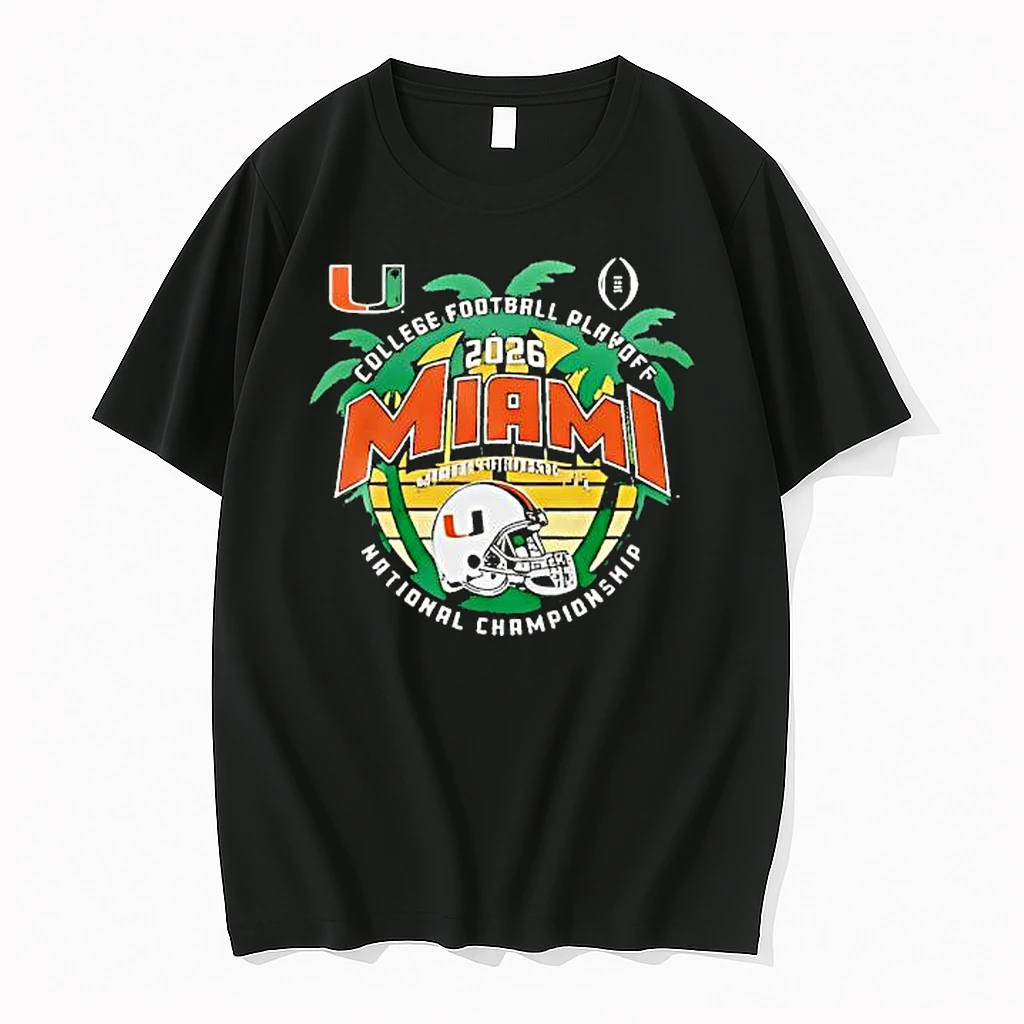 Awesome Miami Hurricanes 2026 National Championship Football Shirts