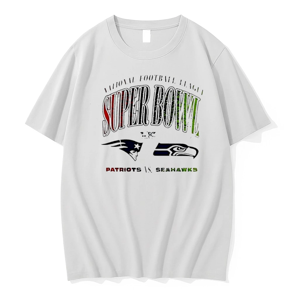 Awesome Nfl New England Patriots Vs Seattle Seahawks Super Bowl Lx Matchup Shirts