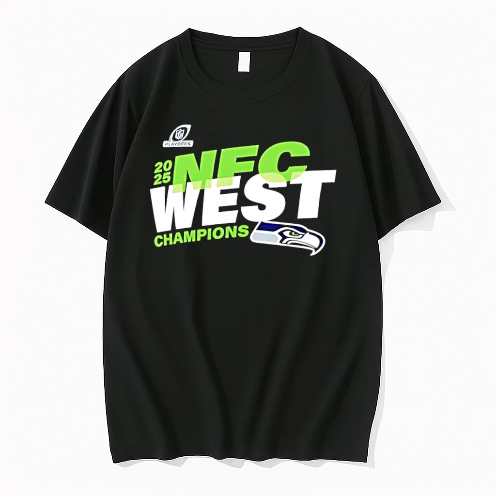 Awesome Seattle Seahawks 2025 Afc North Division Champions Banner Style Shirts