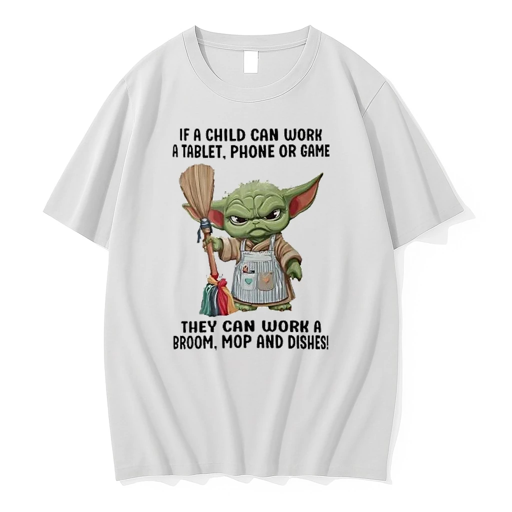 Baby Yoda If A Child Can Work A Tablet Phone Or Game Shirts