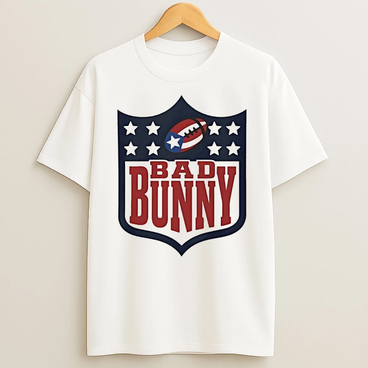 Bad Bunny Super Bowl Logo Shirts